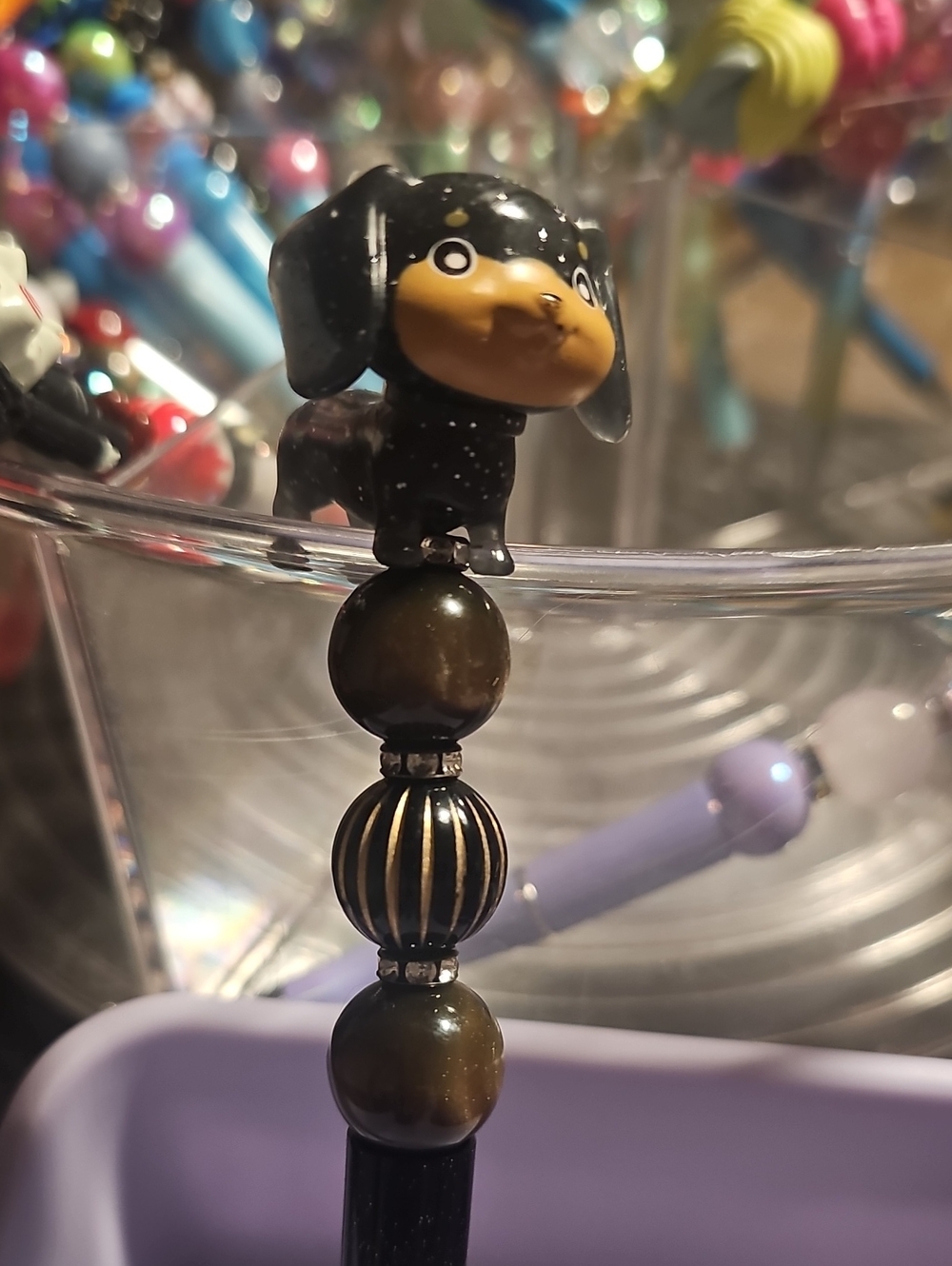 Dachshund Dog Custom Beadable Pen